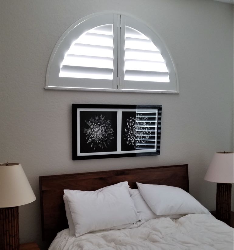 Destin arch small shutters